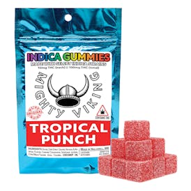 Mighty Viking 10mg INDICA Gummies - Tropical Punch