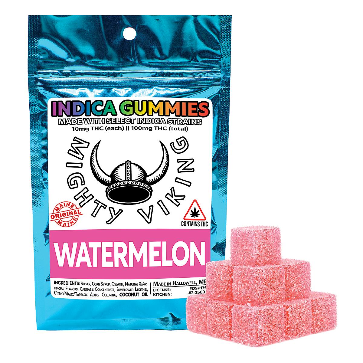 Mighty Viking 10mg INDICA Gummies - Watermelon by Mighty Viking