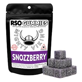 Mighty Viking 10mg RSO Gummies - Snozzberry