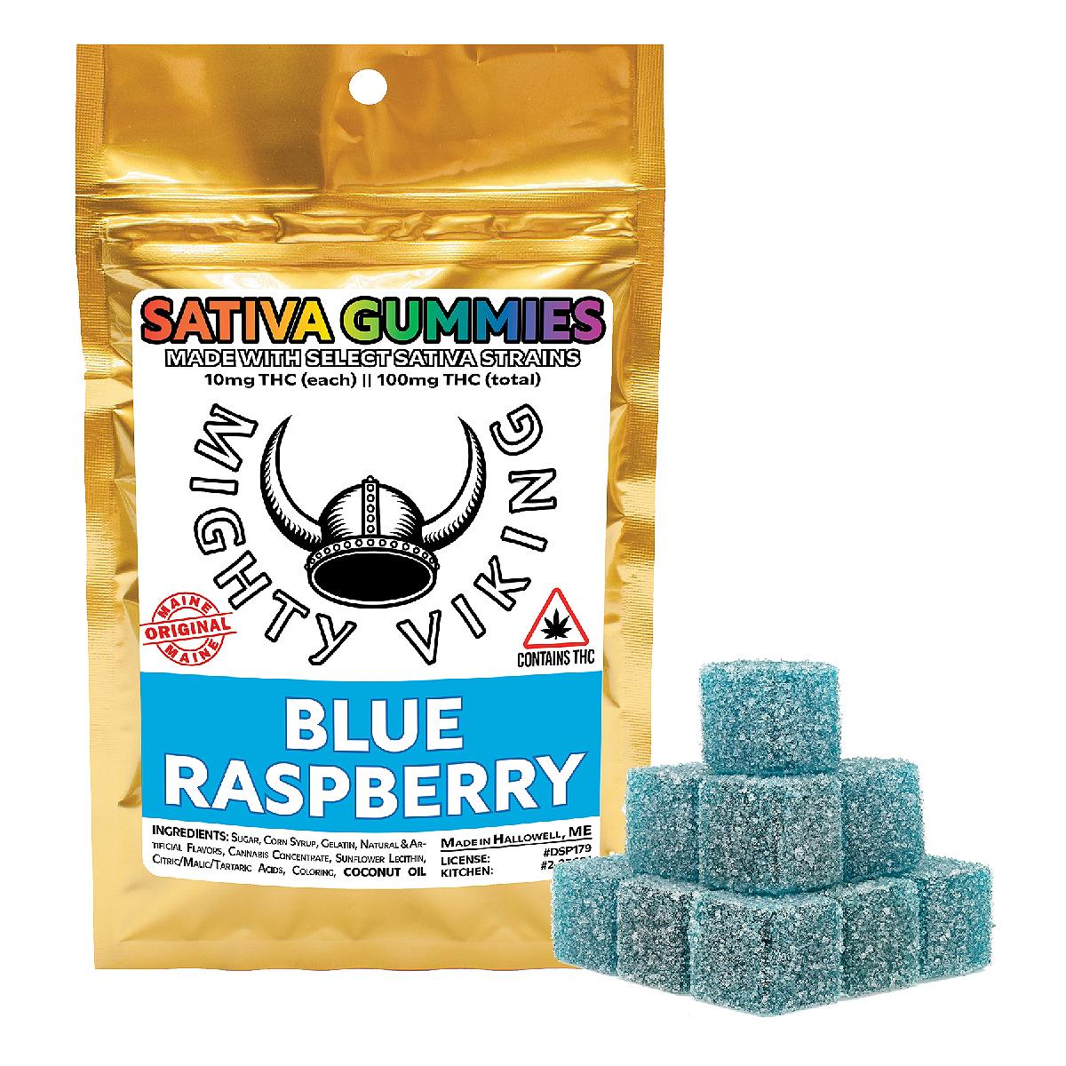 Mighty Viking 10mg SATIVA Gummies - Blue Raspberry by Mighty Viking