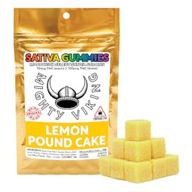 Mighty Viking 10mg SATIVA Gummies - Lemon Pound Cake
