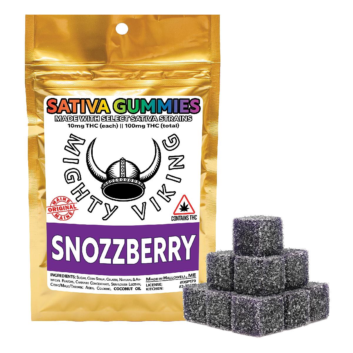 Mighty Viking 10mg SATIVA Gummies - Snozzberry by Mighty Viking