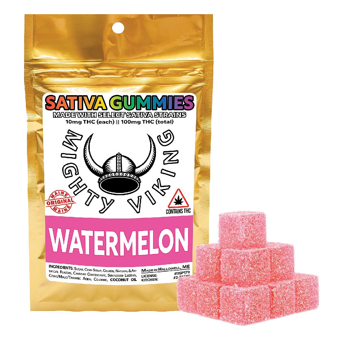 Mighty Viking 10mg SATIVA Gummies - Watermelon by Mighty Viking