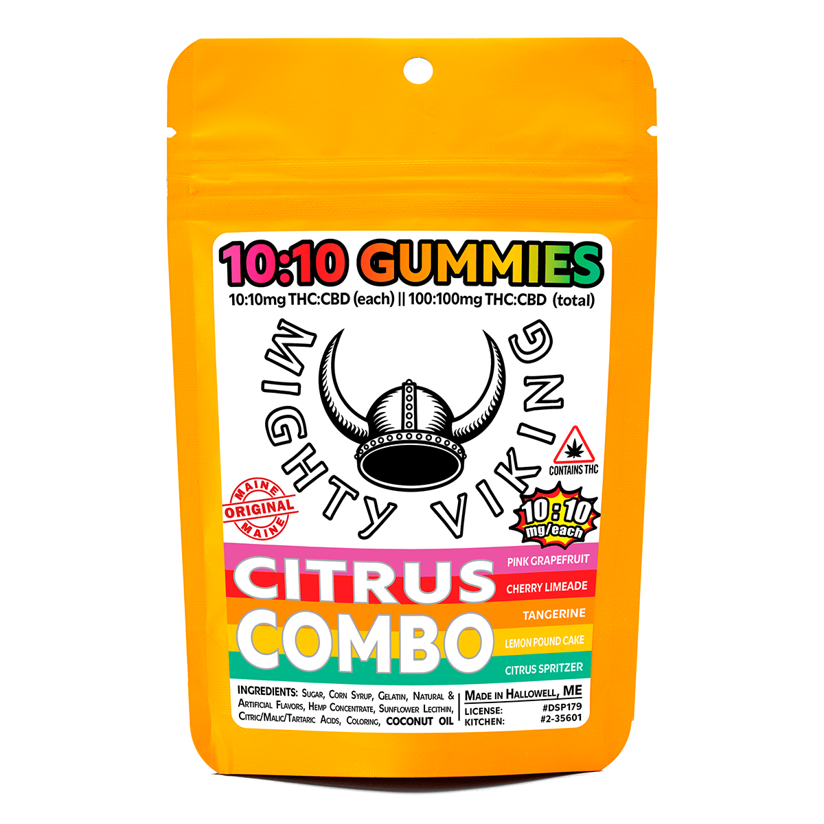 Mighty Viking 10:10 THC:CBD Gummies - Citrus Combo by Mighty Viking