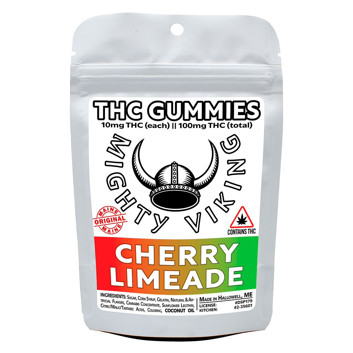 Mighty Viking 10mg THC Gummies - Cherry Limeade by Mighty Viking
