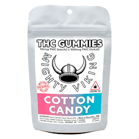 Mighty Viking 10mg THC Gummies - Cotton Candy