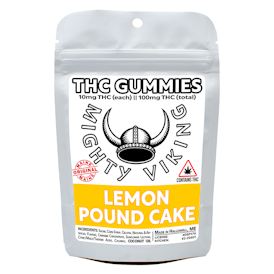 Mighty Viking 10mg THC Gummies - Lemon Pound Cake