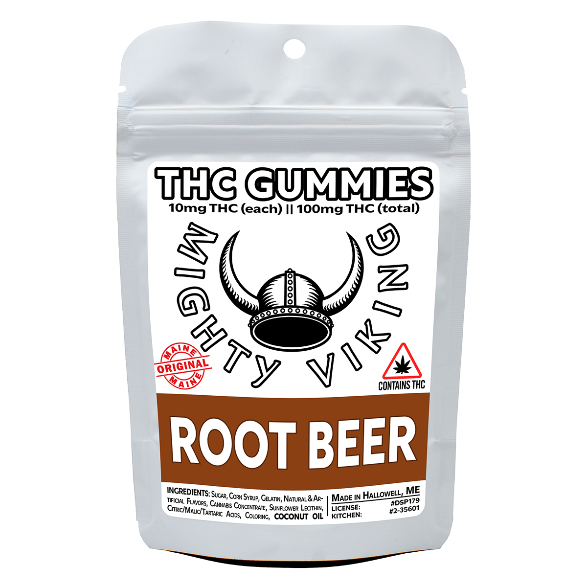 Mighty Viking 10mg THC Gummies - Root Beer by Mighty Viking