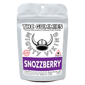 Mighty Viking 10mg THC Gummies - Snozzberry