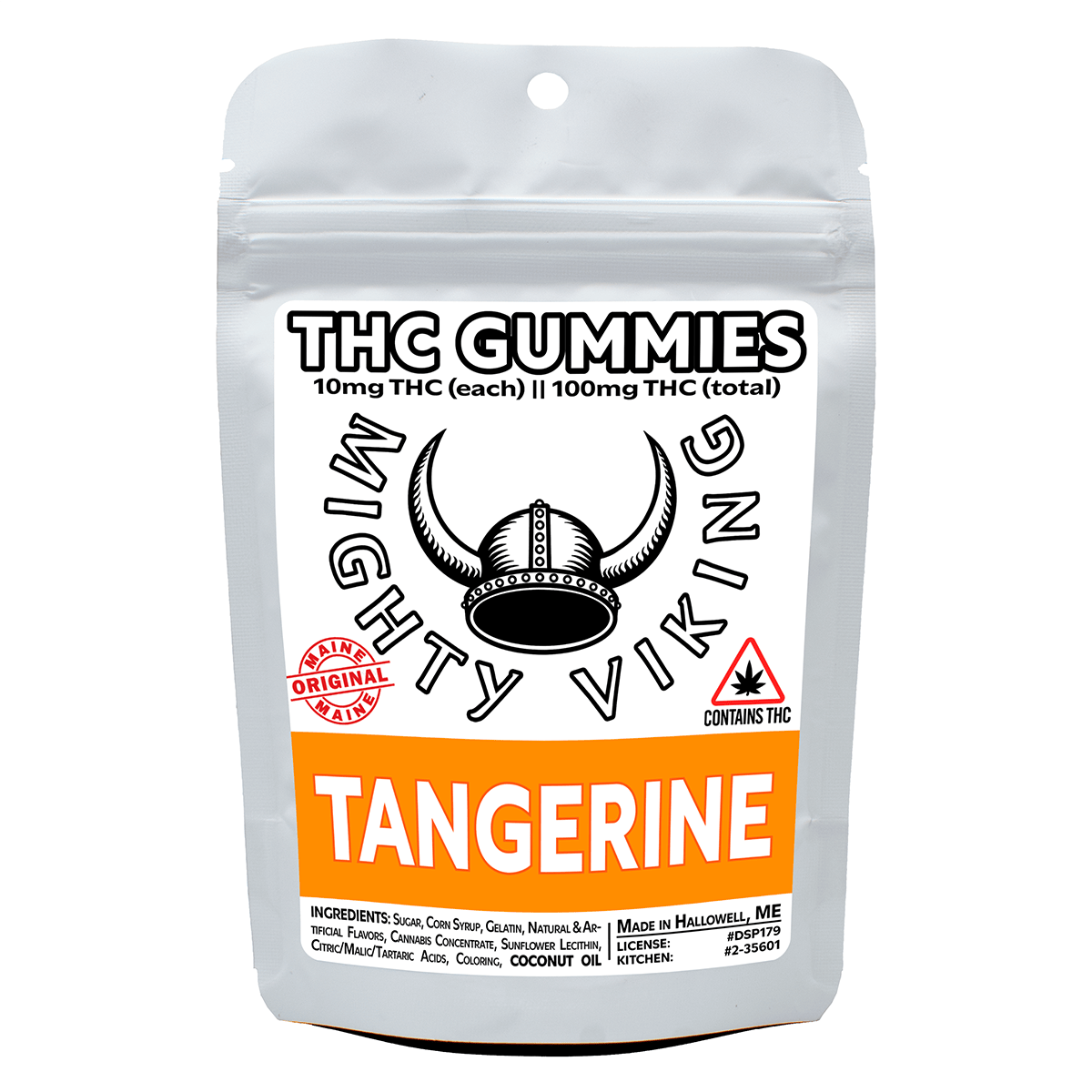 Mighty Viking 10mg THC Gummies - Tangerine by Mighty Viking