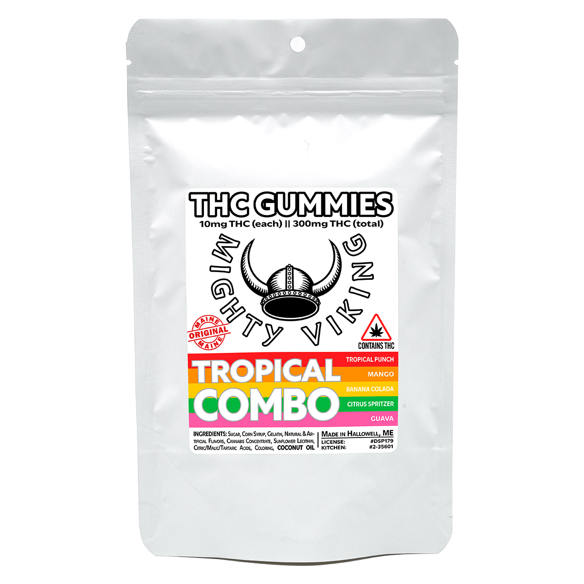 Mighty Viking 10mg THC Gummy MEGA PACK - Tropical Combo by Mighty Viking