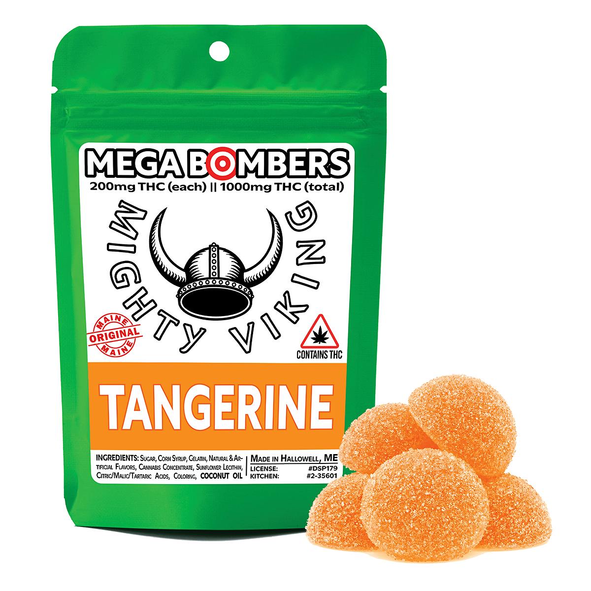 Mighty Viking 200mg THC Mega Bombers - Tangerine by Mighty Viking