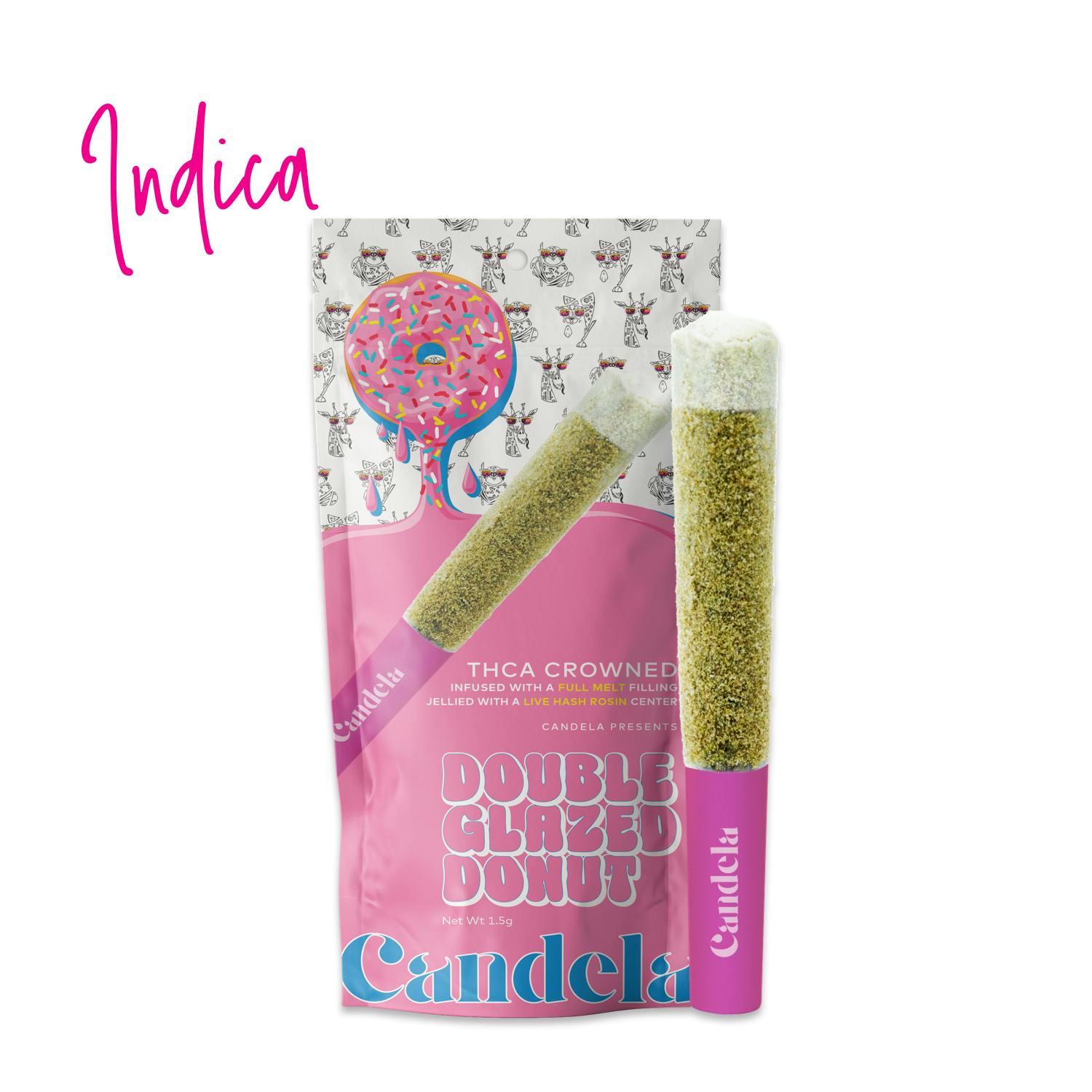 Eastside OG x Don Mega | Double Glazed Donut Infused Joint | 1.5g by Candela