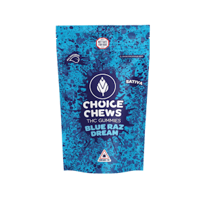 Choice Chews - Choice Chews - Blue Raz Dream (Sativa)- 100mg