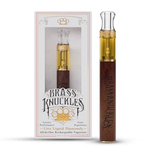 BRASS KNUCKLES - Brass Knuckles | Disposable - Acapulco Gold Live Liquid Diamond AIO | 1g