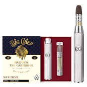 Big Chief | Sour Diesel | 1G THC Cartridge & Battery Kit All-In-One