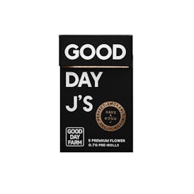 GDF: Pre-Roll Pack | Power Bar | Good Day J's | 0.7g ea | 5pk