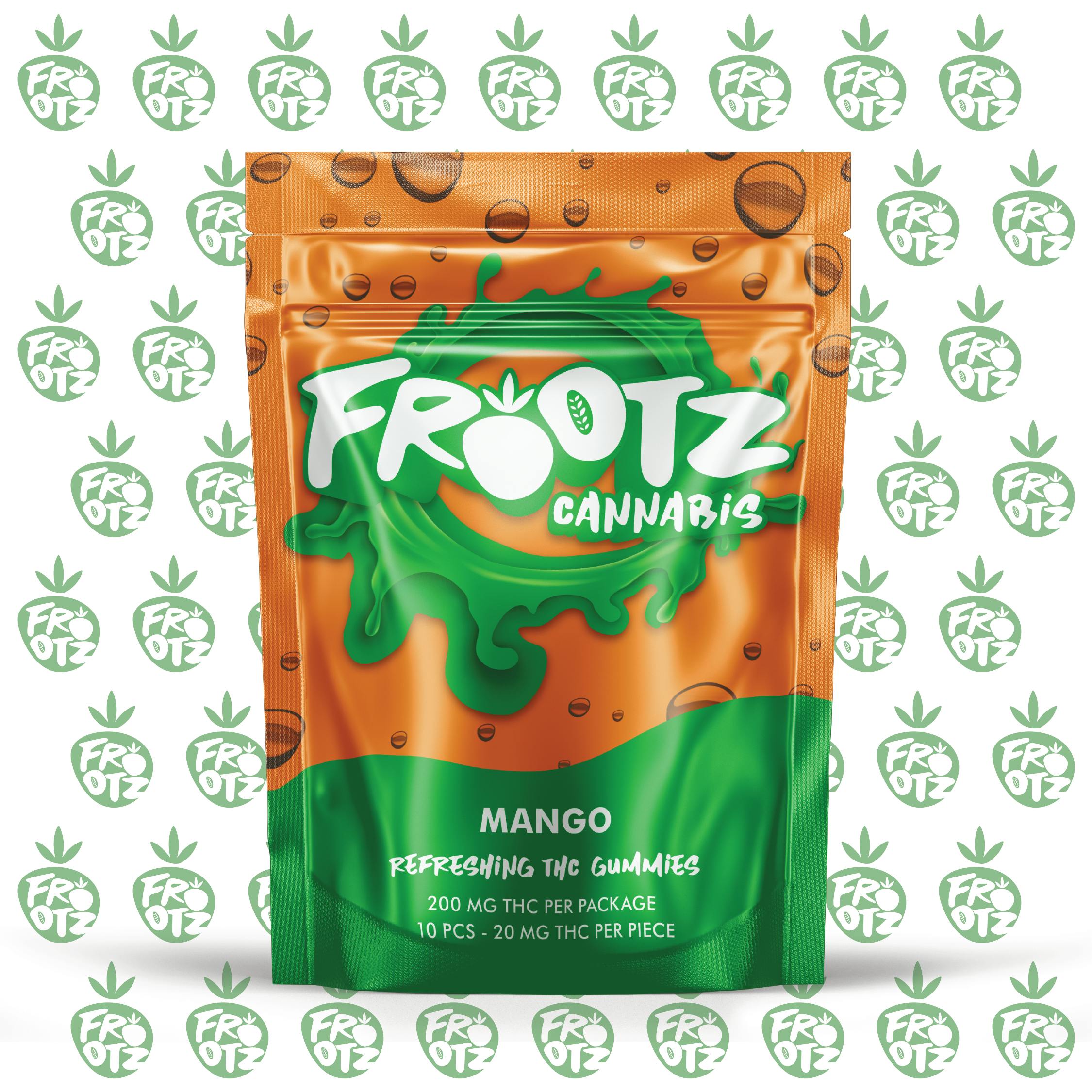Mango Gummies 200MG (10pk x 20mg)