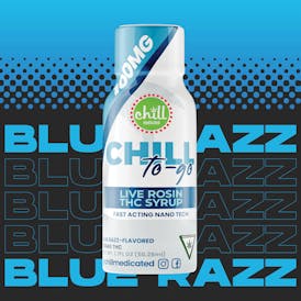 Blue Razz | 100mg THC Live Rosin Syrup | Chill Medicated | REC