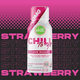 Strawberry | 100mg THC Live Rosin Syrup | Chill Medicated | MED