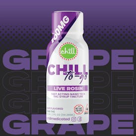 Grape | 100mg THC Live Rosin Syrup | Chill Medicated | REC