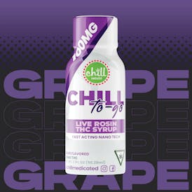 Grape | 100mg THC Live Rosin Syrup | Chill Medicated | MED