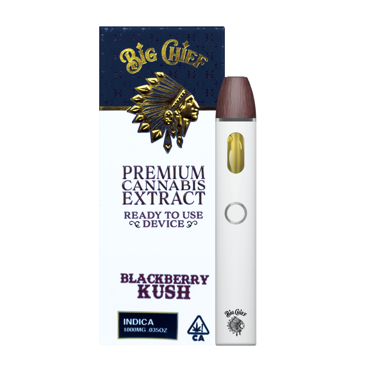 Big Chief | Blackberry Kush | Disposable | 1g - Big Chief