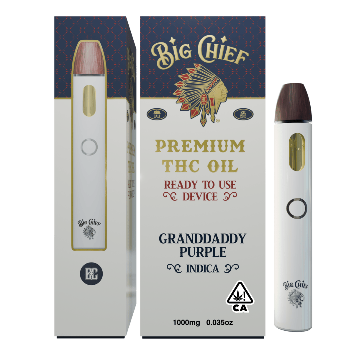 Big Chief | Granddaddy Purple | Disposable | 1g - Big Chief