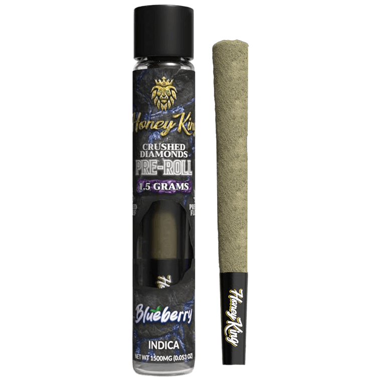 Honey King 1.5G Liquid Diamond Infused Pre-Roll - BLUEBERRY