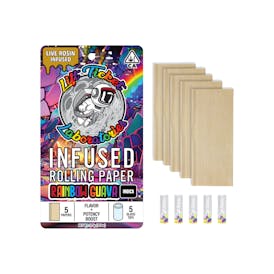 Rainbow Guava Live Rosin Infused Rolling Paper - 5 pack