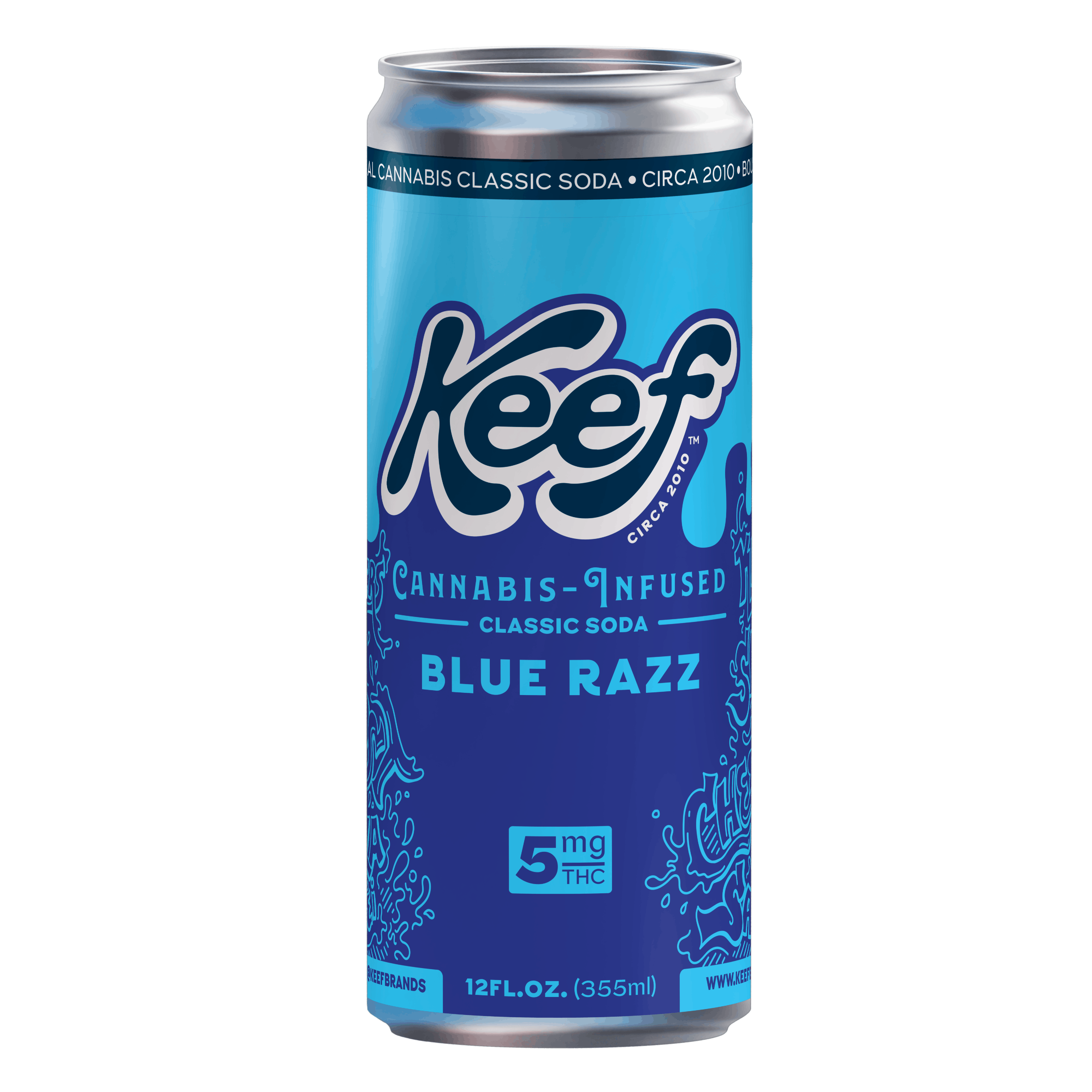 Keef Classic Soda Blue Razz - 5mg - Keef Brands