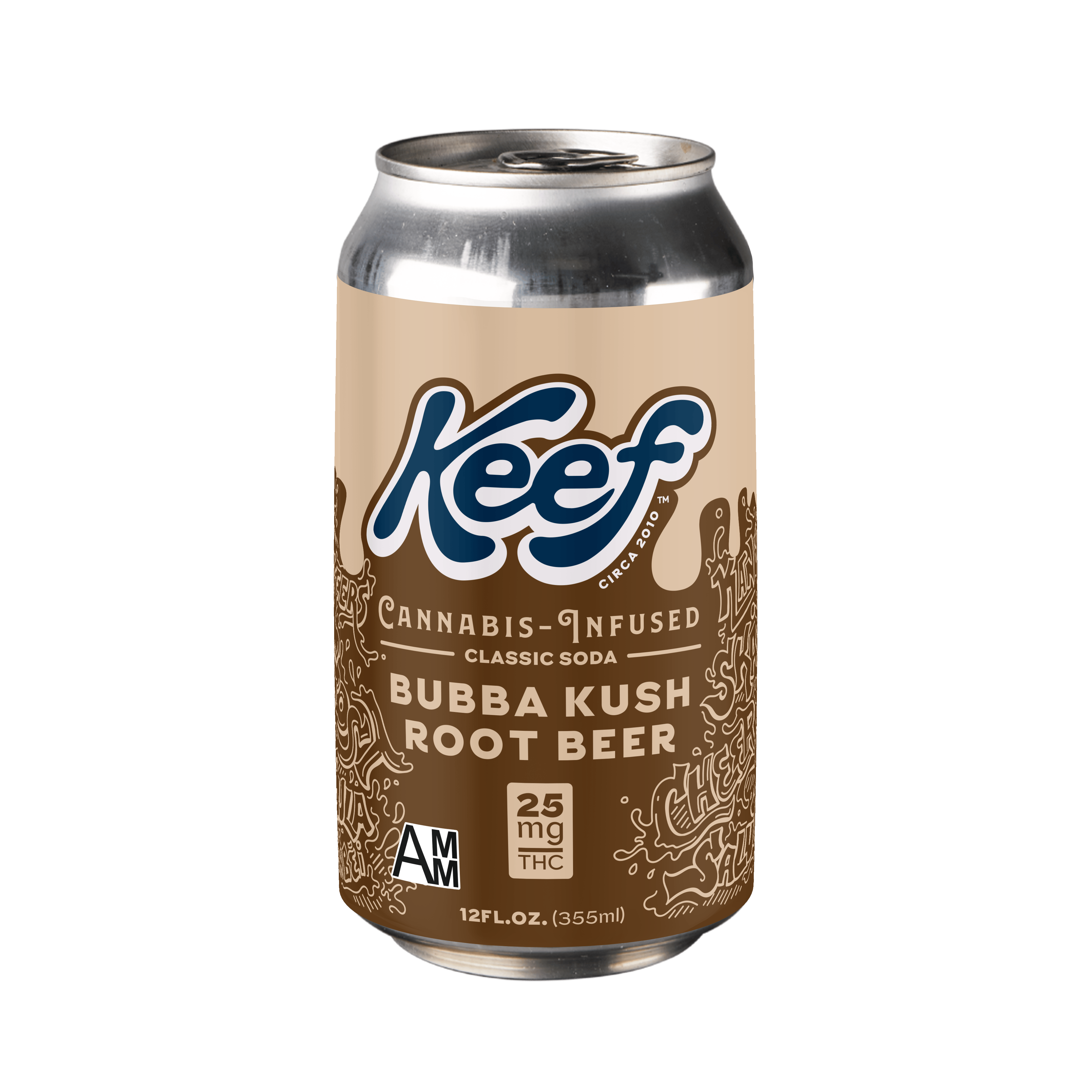 Keef Classic Soda Bubba Kush Root Beer | 25mg