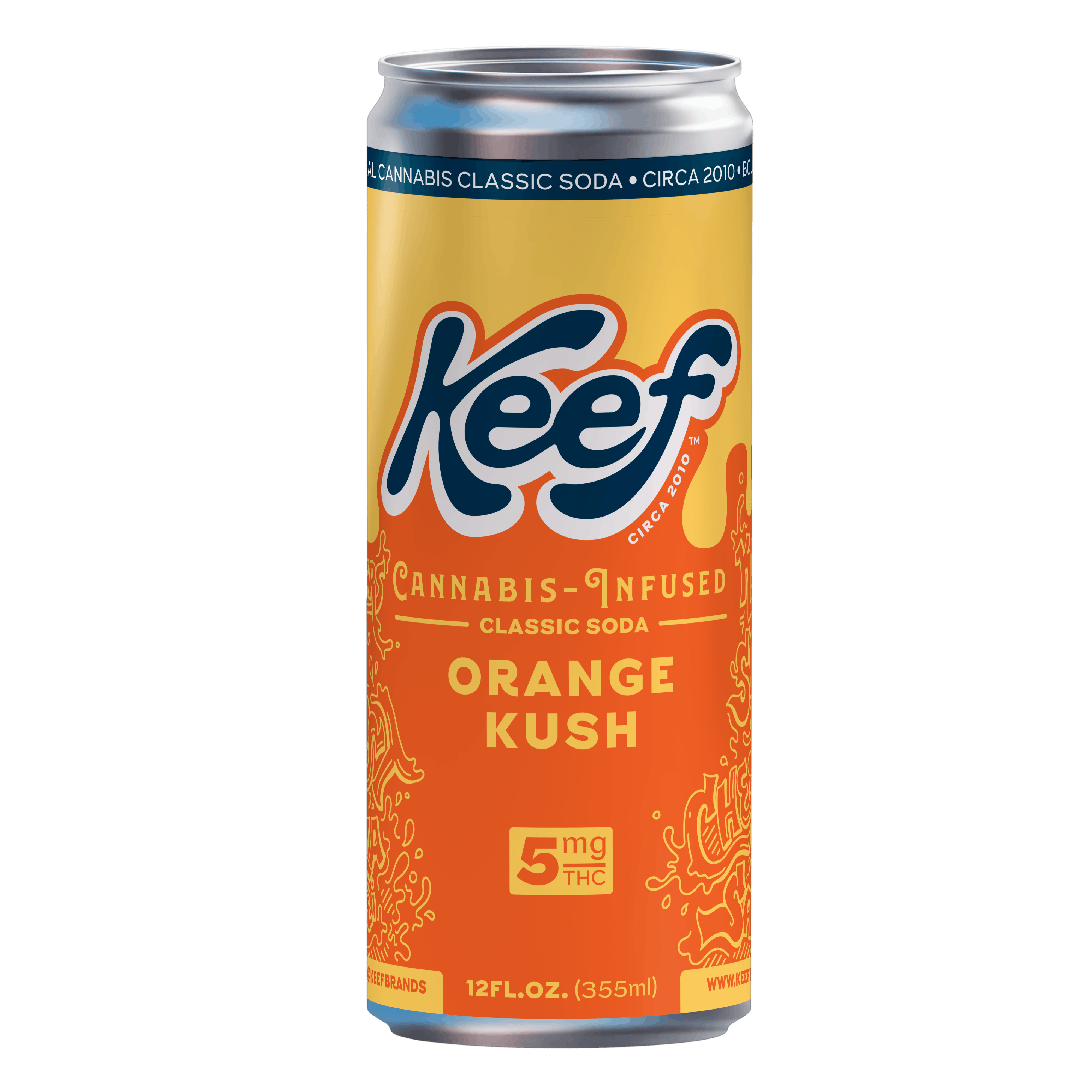 Keef Classic Soda Orange Kush - 5mg - Keef Brands