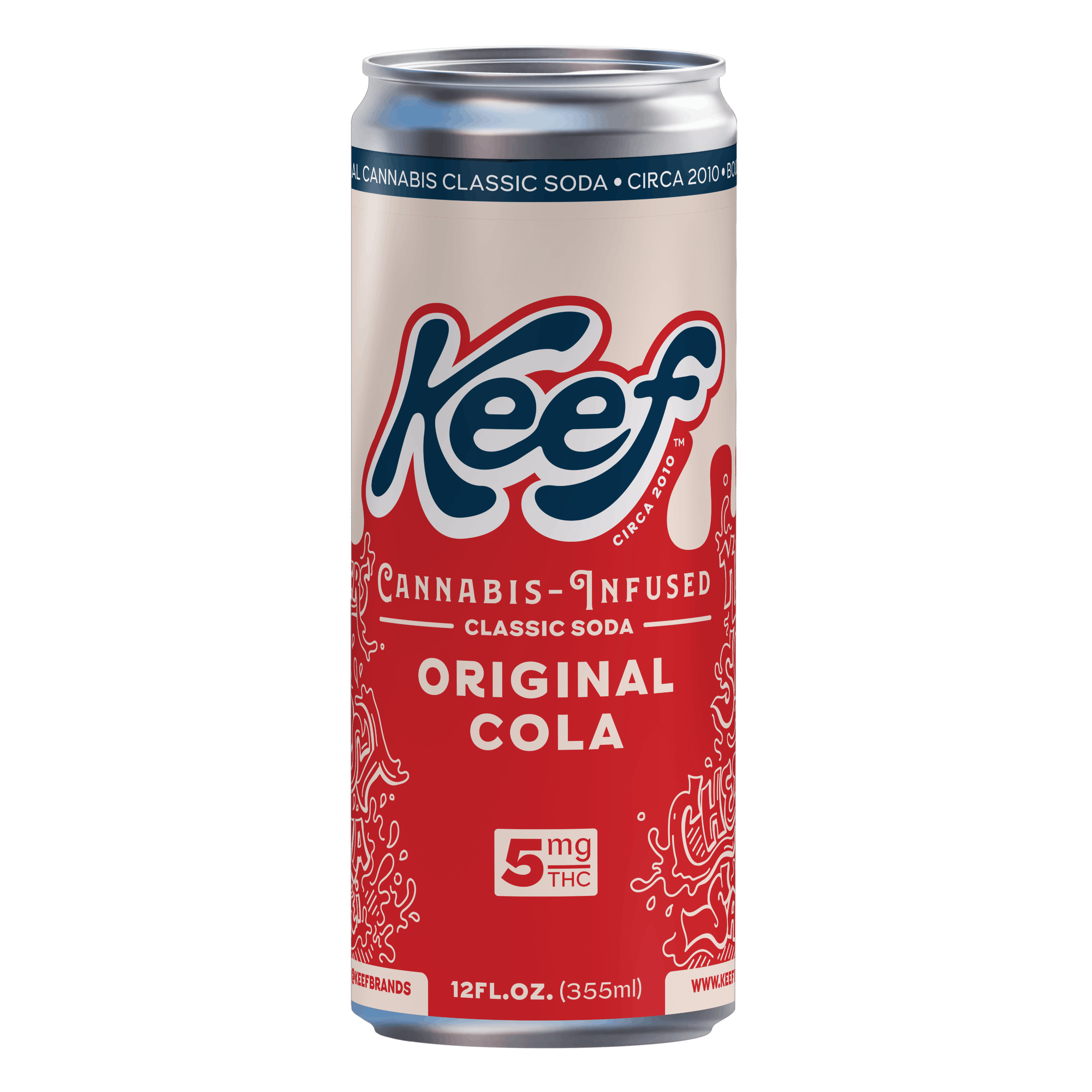 Keef Classic Soda Original Cola - 5mg - Keef Brands