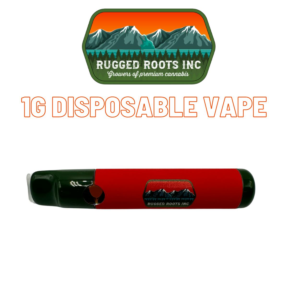 Rugged Roots | Disposable Cured Resin Maple Drip Cartridge 1g by Rugged Roots