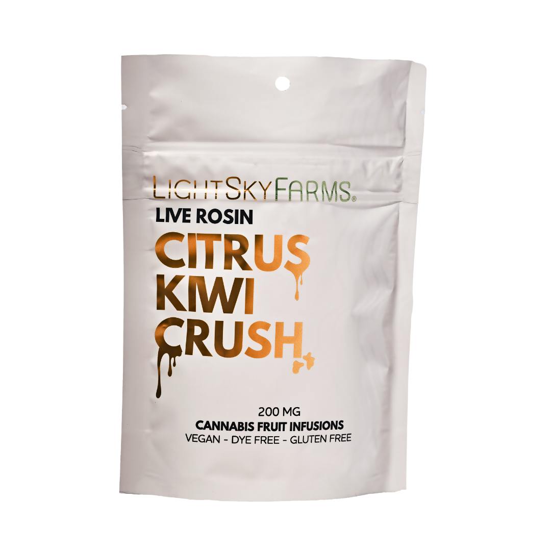 Citrus Kiwi Crush - Live Rosin Gummies - 200mg