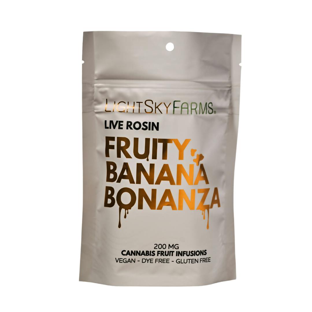 Fruity Banana Bonanza - Live Rosin Gummies - 200mg