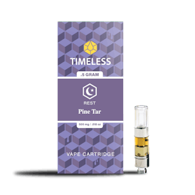 Timeless Pine Tar 500mg Vape Cartridge (Rest)