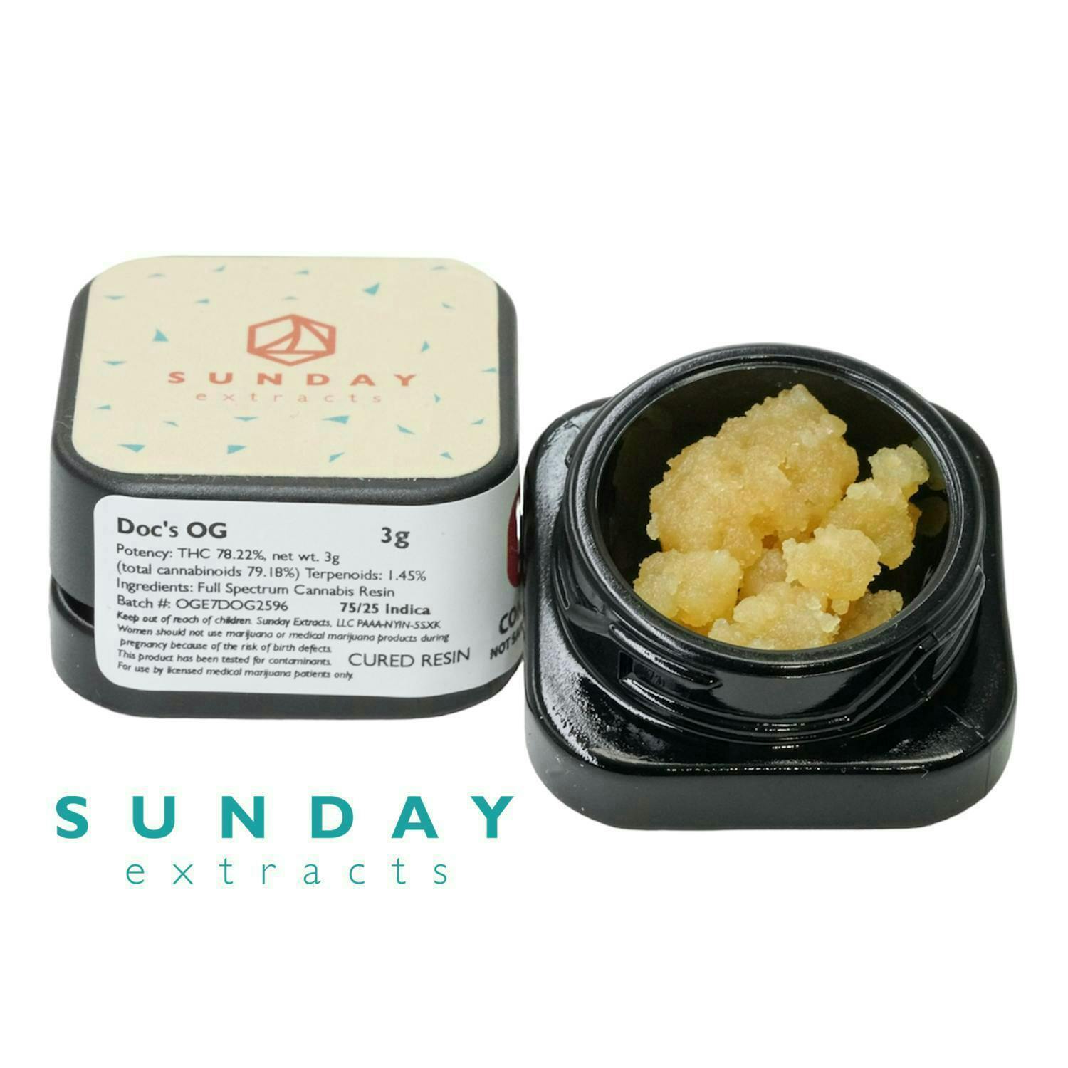 3g Concentrate Doc's OG - Sunday Extracts