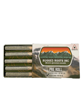Rugged Roots | Variety Pack #64 1g Pre Roll 5 Pack 5g