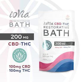 ioVia™ Restorative Bath Aloe Vera CBD-THC (200mg / 1:1)