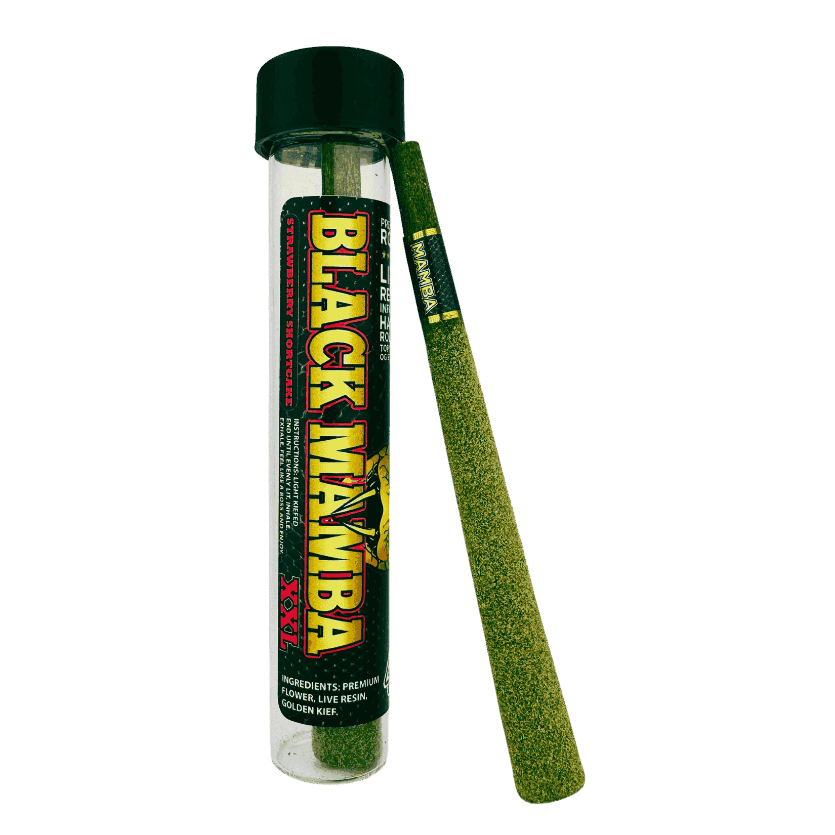 Black Mamba Preroll XXL - Strawberry Shortcake - 1.77gram - Infused ...