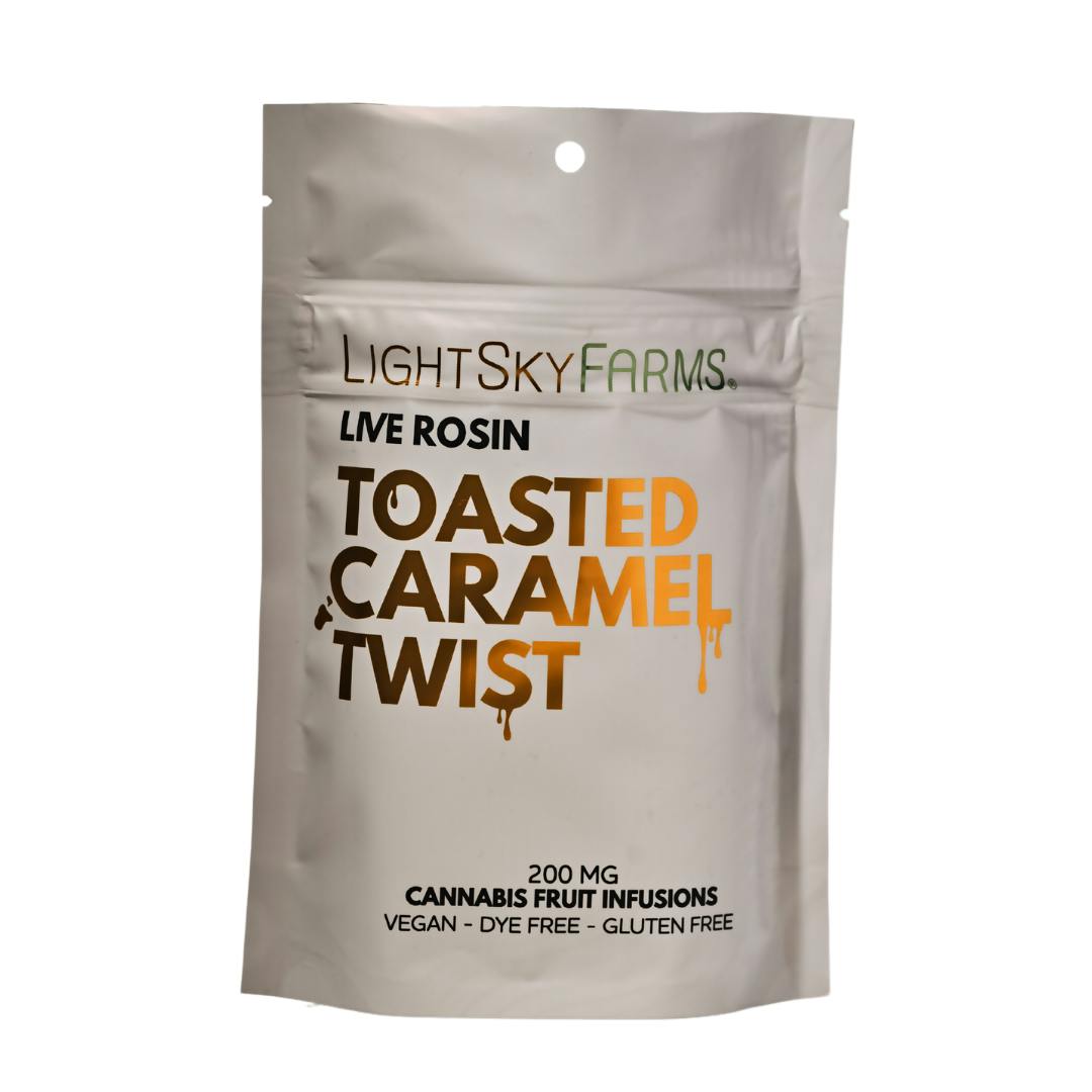 Toasted Caramel Twist - Live Rosin Gummies - 200mg