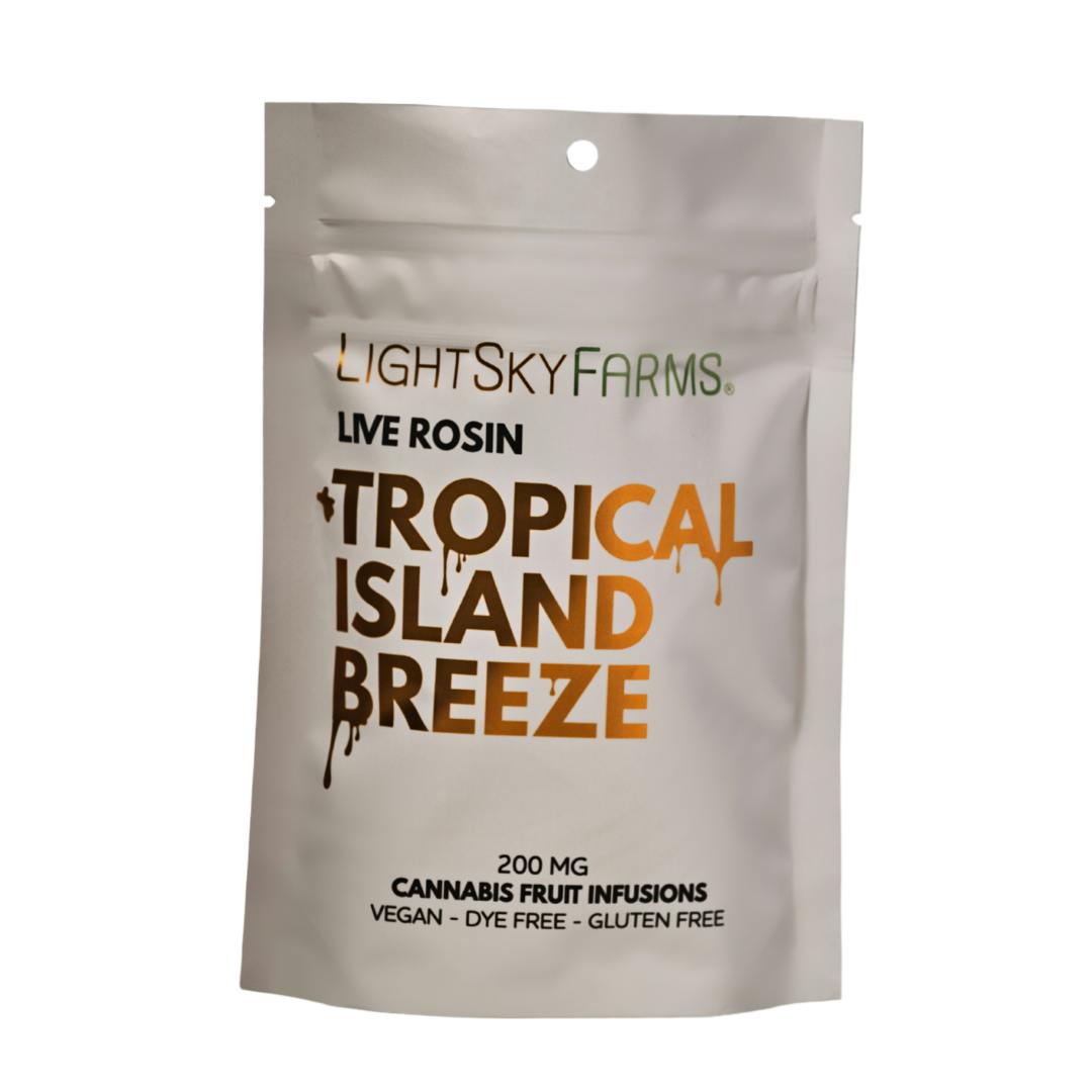 Tropical Island Breeze - Live Rosin Gummies - 200mg