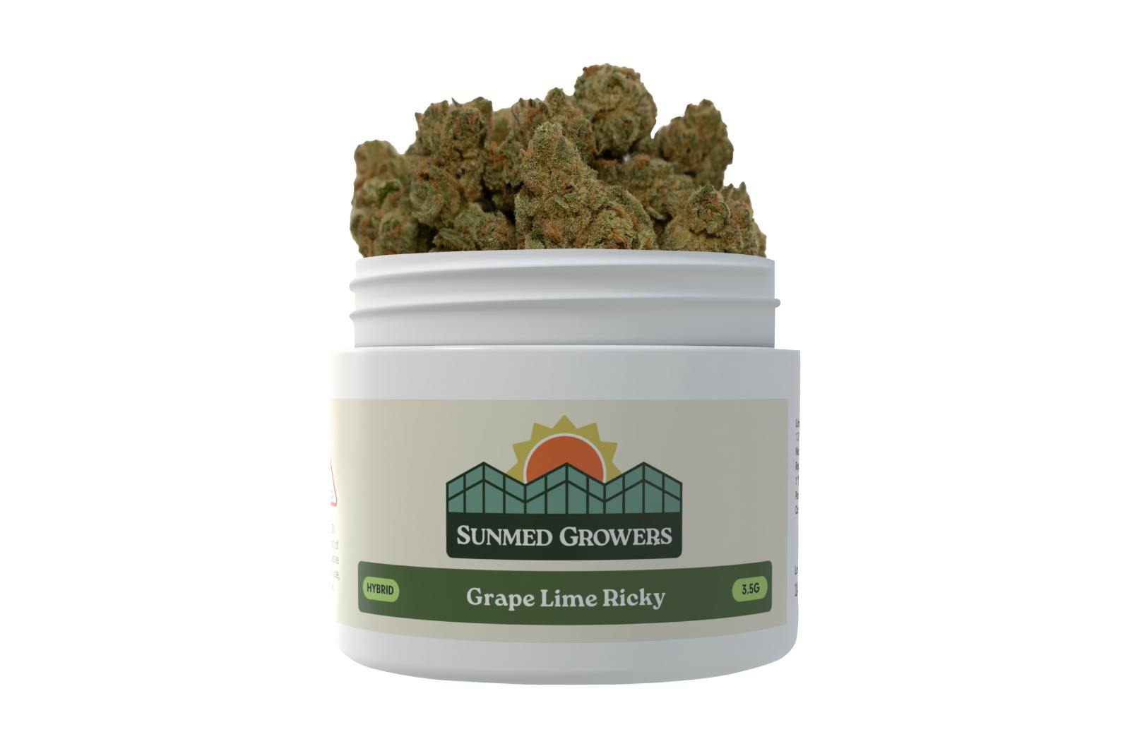 Grape Lime Ricky Flower (3.5g) by SunMed Growers