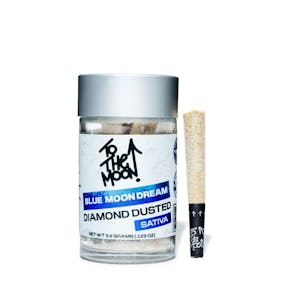 TO THE MOON -  Blue Moon Dream - Diamond Dusted Infused 5 pack Pre-Roll