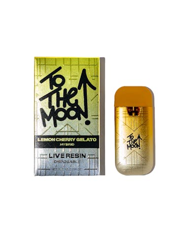 To The Moon - Lemon Cherry Gelato - Vape - Disposable - 1.0g - Live Resin -TTM    -yyy7 front