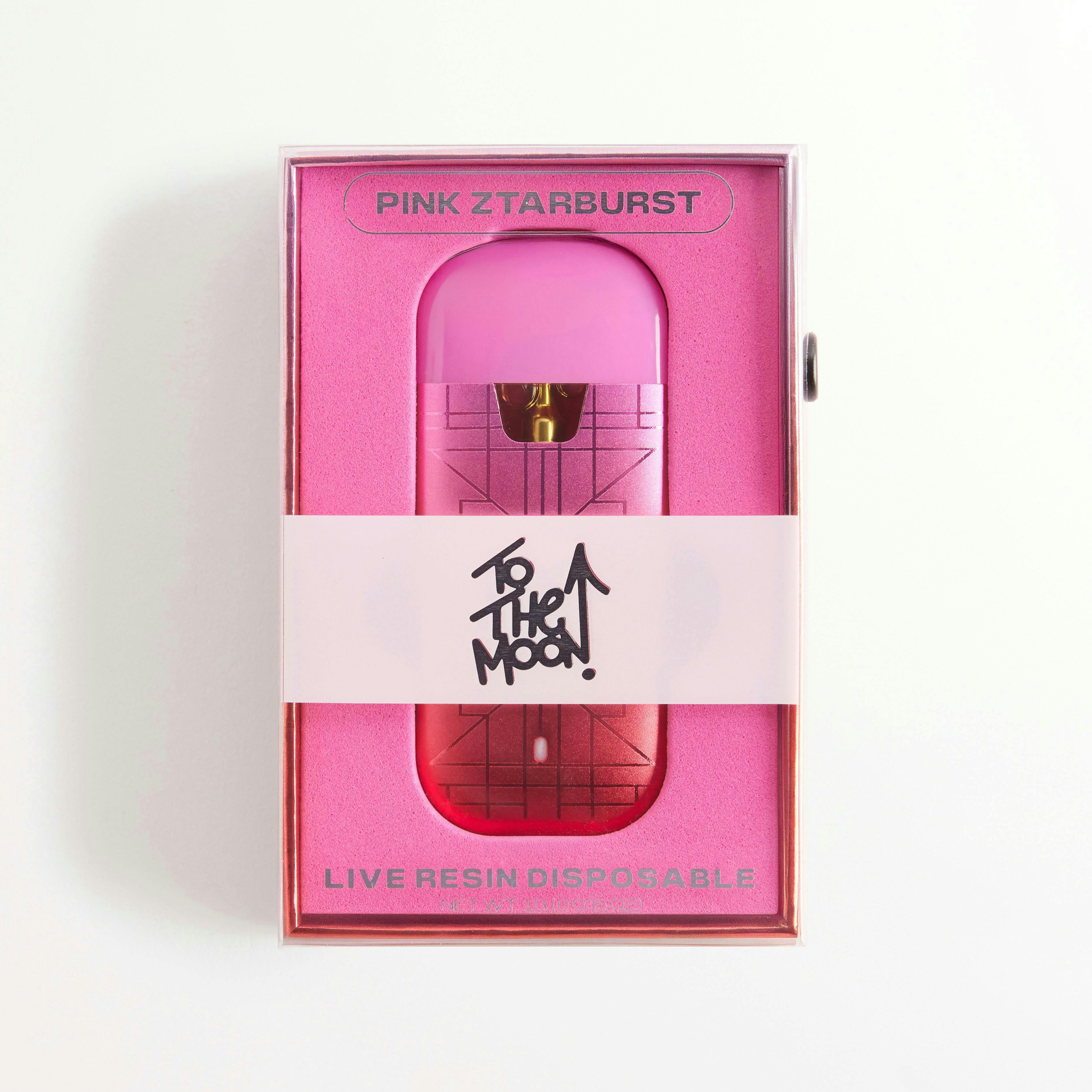 To The Moon | Pink Ztarburst | Live Resin Disposable | 1g