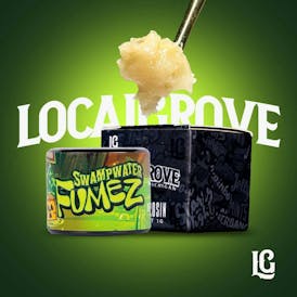 Local Grove Live Hash Rosin | Swamp Water Fumez | 1G