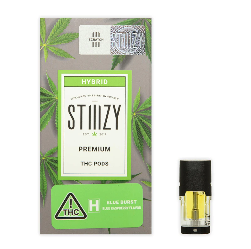 STIIIZY Blue Burst - Pod - 0.85g, Cartridges